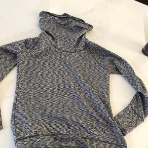 Cowl neck workout sweater or athleisure